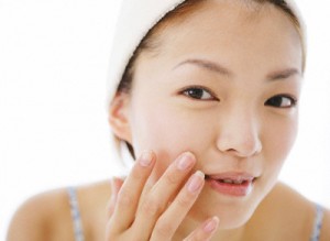 Young Woman Washing Her Face