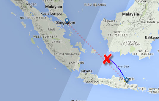ຫວຽດນາມ ສະເໜີຄວາມຊ່ວຍເຫລືອ ຄົ້ນຫາ ແລະ ກູ້ໄພ QZ8501 ສູນຫາຍ