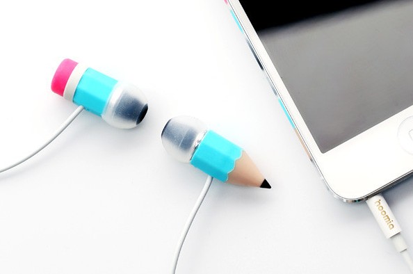 Magic Pencil Earphones ສາຍສະເບົ້າຮູບກ້ານສໍ ໄອເດຍນ່າຮັກ ບໍ່ຊໍ້າໃຜ!