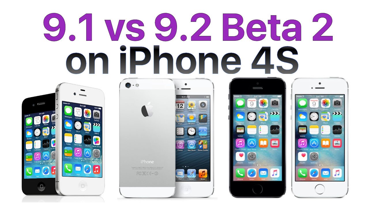 ປຽບທຽບຄວາມໄວ iOS 9.2 beta 2 vs iOS 9.1 ເທິງ iPhone 4s, 5, 5s