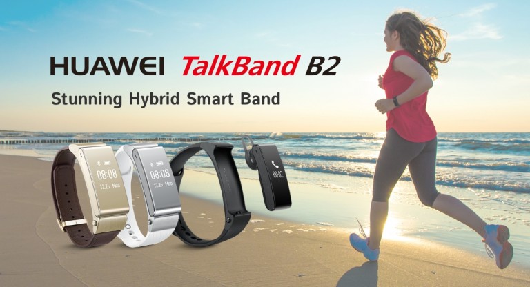 Huawei Talk Band B2 ໂມງແລະບລູທູດຄູ່ໃຈອະສະລິຍະ