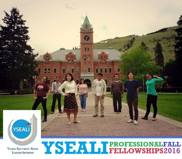 ທຶນແລກປ່ຽນໄລຍະສັ້ນ YSEALI Professional Fellowships 2016