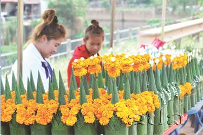 ຂາຍໝາກເບັງ-ດອກໄມ້ ອີກໜຶ່ງອາຊີບສ້າງລາຍຮັບດີ