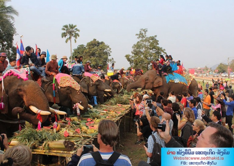 ງານບຸນຊ້າງປີ 2017 ນີ້ ຈະຈັດຂຶ້ນໃນວັນທີ 13-19 ກຸມພາ ມີຊ້າງເຂົ້າຮ່ວມ 68 ເຊືອກ