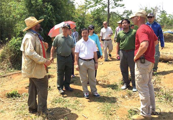 ຄະນະຊີ້ນຳຈາກສູນກາງ ລົງຕິດຕາມກວດກາ ການຂຸດຄົ້ນຊອກຫາຮ່ອງຮອຍ ແລະສິ່ງເສດເຫຼືອຂອງທະຫານອາເມລິກາ