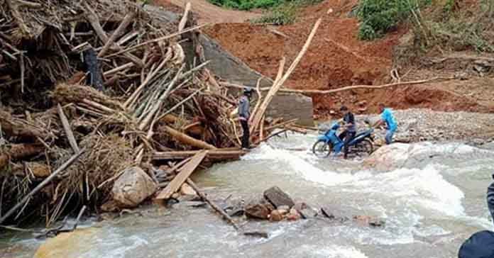 ເມືອງກະລຶມ ໄດ້ຮັບຜົນເສຍຫາຍຈາກພະຍຸໂນອຶນ ເກືອບ 2 ຕື້ກີບ