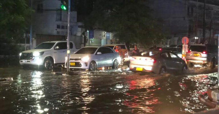 ນໍ້າຖ້ວມຂັງໃນຕົວເມືອງ ນວ ໃນ ໄລຍະລະດູຝົນ ເກີດຈາກຫຼາຍປັດໄຈ
