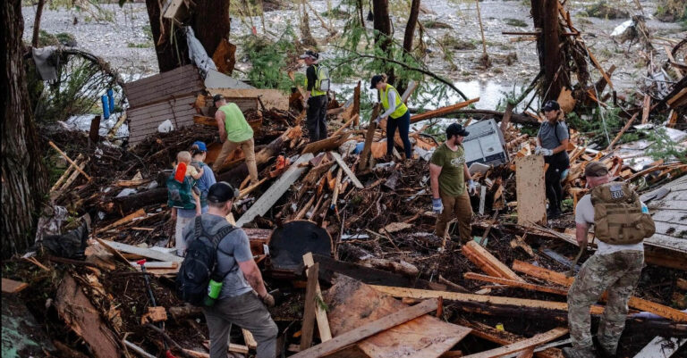 ຍອດຜູ້ເສຍຊີວິດພຸ່ງຂຶ້ນ 109 ຄົນ ຈາກເຫດການນ້ຳຖ້ວມຮຸນແຮງໃນລັດເທັກຊັດ ສ.ອາເມລິກາ