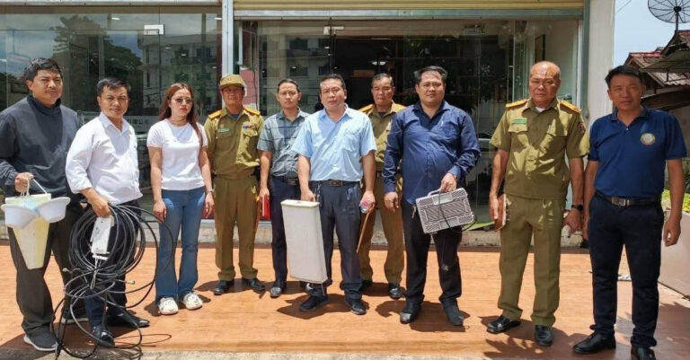 ເຈົ້າໜ້າທີ່ ກວດພົບ ອຸປະກອນທວນສັນຍານ ຈາກຕ່າງປະເທດ ມາໃຊ້ຢູ່ ນະຄອນຫລວງວຽງຈັນ