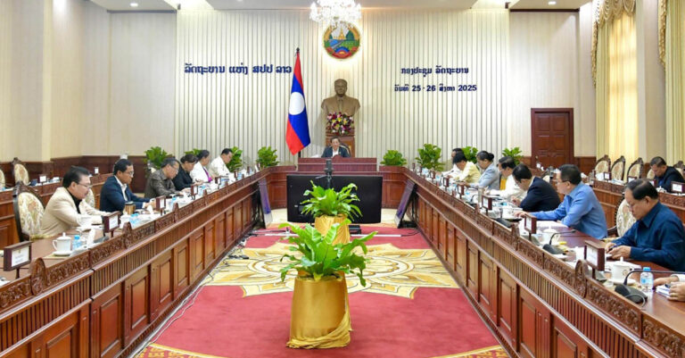 ສະຫຼຸບຜົນກອງປະຊຸມສະໄໝສາມັນຂອງລັດຖະບານ ປະຈຳເດືອນສິງຫາ 2025 ພ້ອມທັງວາງແຜນທິດທາງວຽກຈຸດສຸມ ເດືອນກັນຍາ 2025